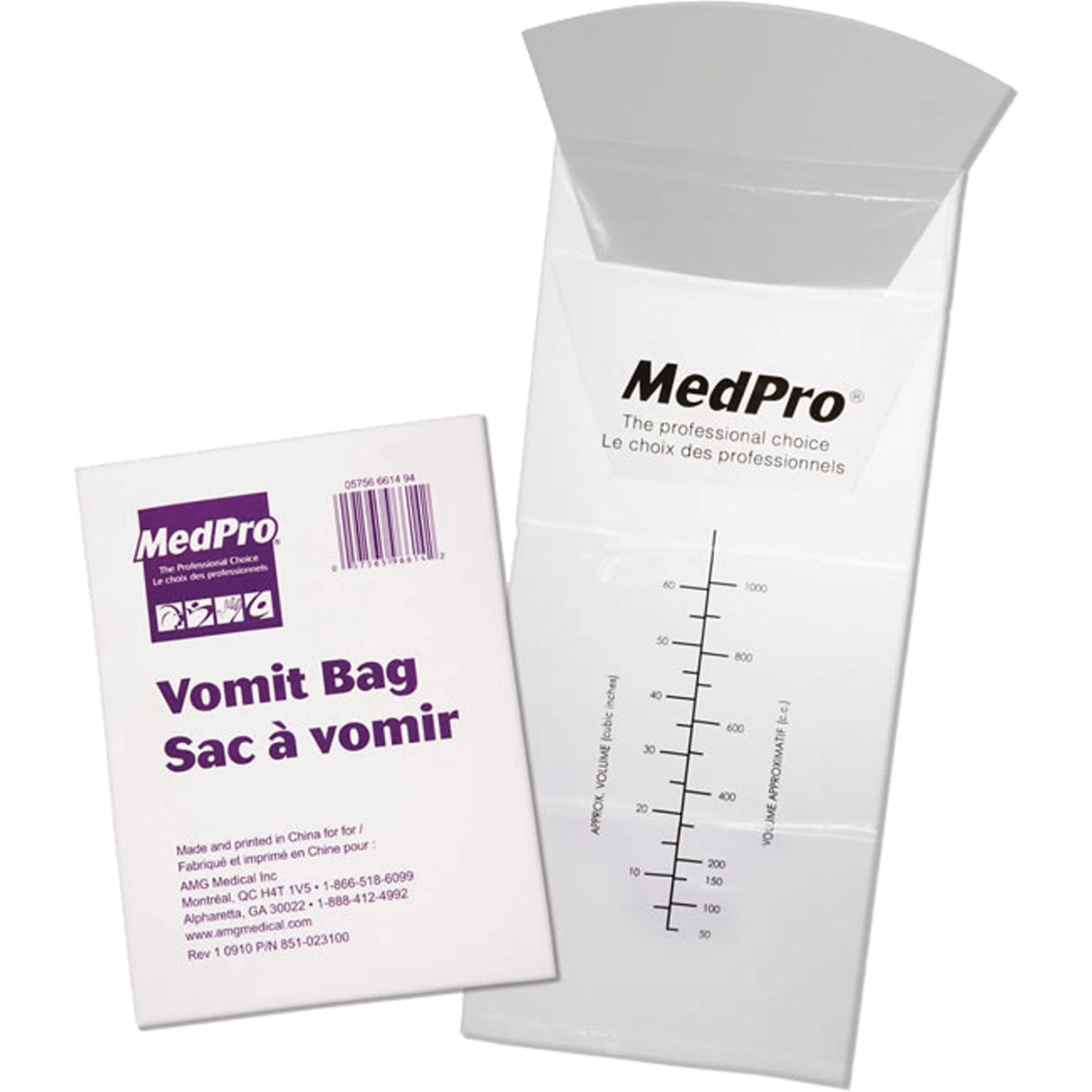 Sacs pour vômissure Medpro