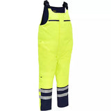 Salopette pour le froid extrême Bisley, polyester, jaune lime haute visibilité