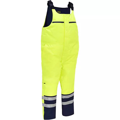 Salopette pour le froid extrême Bisley, polyester, jaune lime haute visibilité