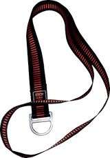 LV102150, Sangle d'amarrage qui peut également servir de sangle d'évacuation, à connecter au dé dorsal du harnais - 1,5 m