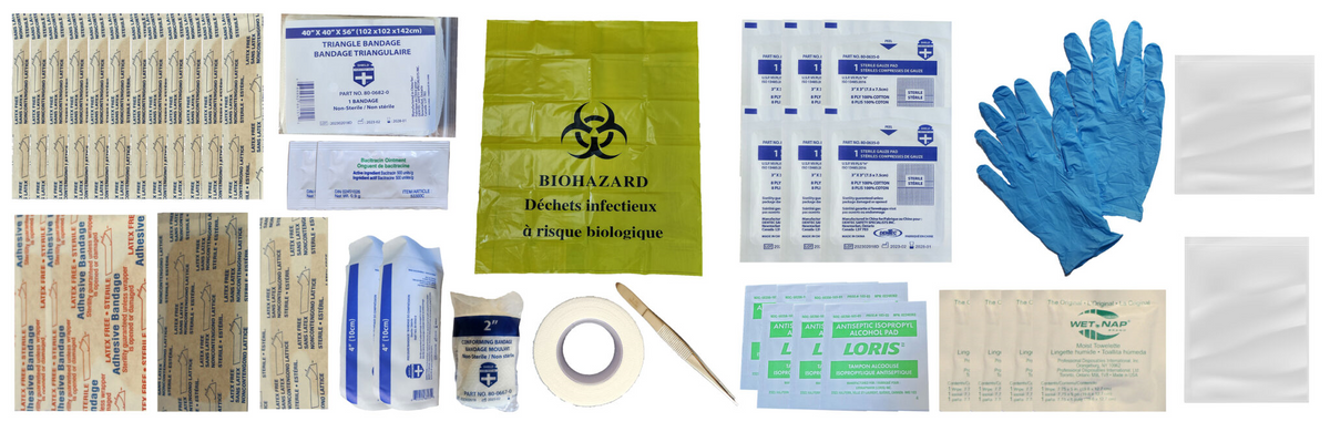 Trousse de premiers soins Type 1 individuel en plastique 81CSA-0001-0 (1 personne)