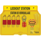 Station de verrouillage, capacité de 4, cadenas compris
