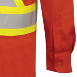 7742 Chemise de sécurité ignifugée FR-Tech, orange haute visibilité