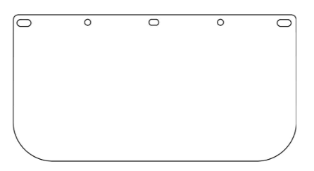 Visière pour écran facial Dynamic