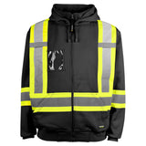 Veste à capuchon haute visibilité