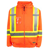 Veste à capuchon haute visibilité