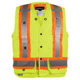 Veste d'arpenteur haute visibilité, Jaune