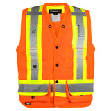 Veste d'arpenteur haute visibilité, Jaune