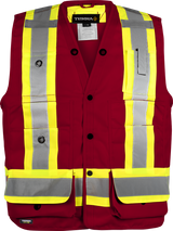Veste d'arpenteur haute visibilité, Jaune