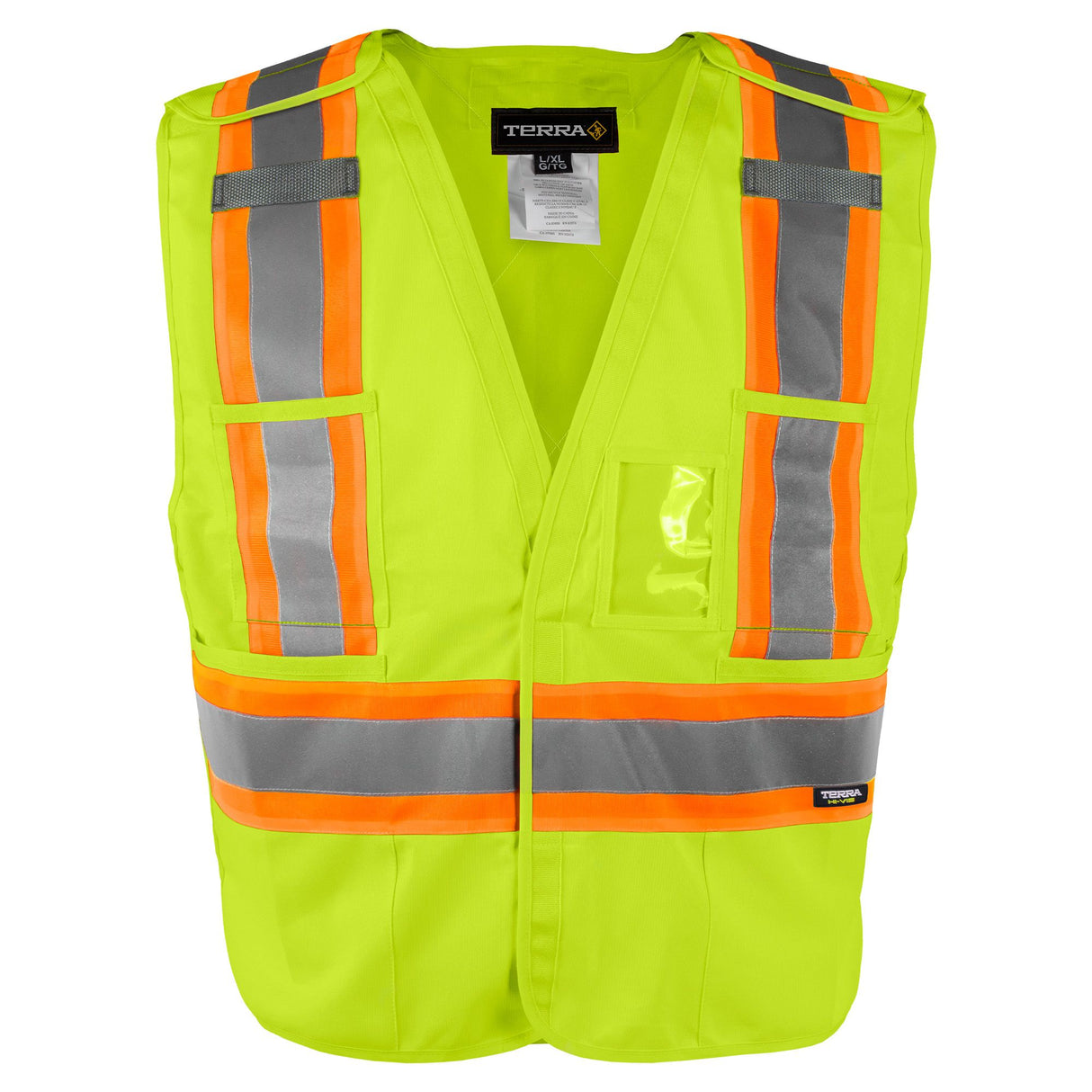 Veste détachable en 5 points haute visibilité opaque