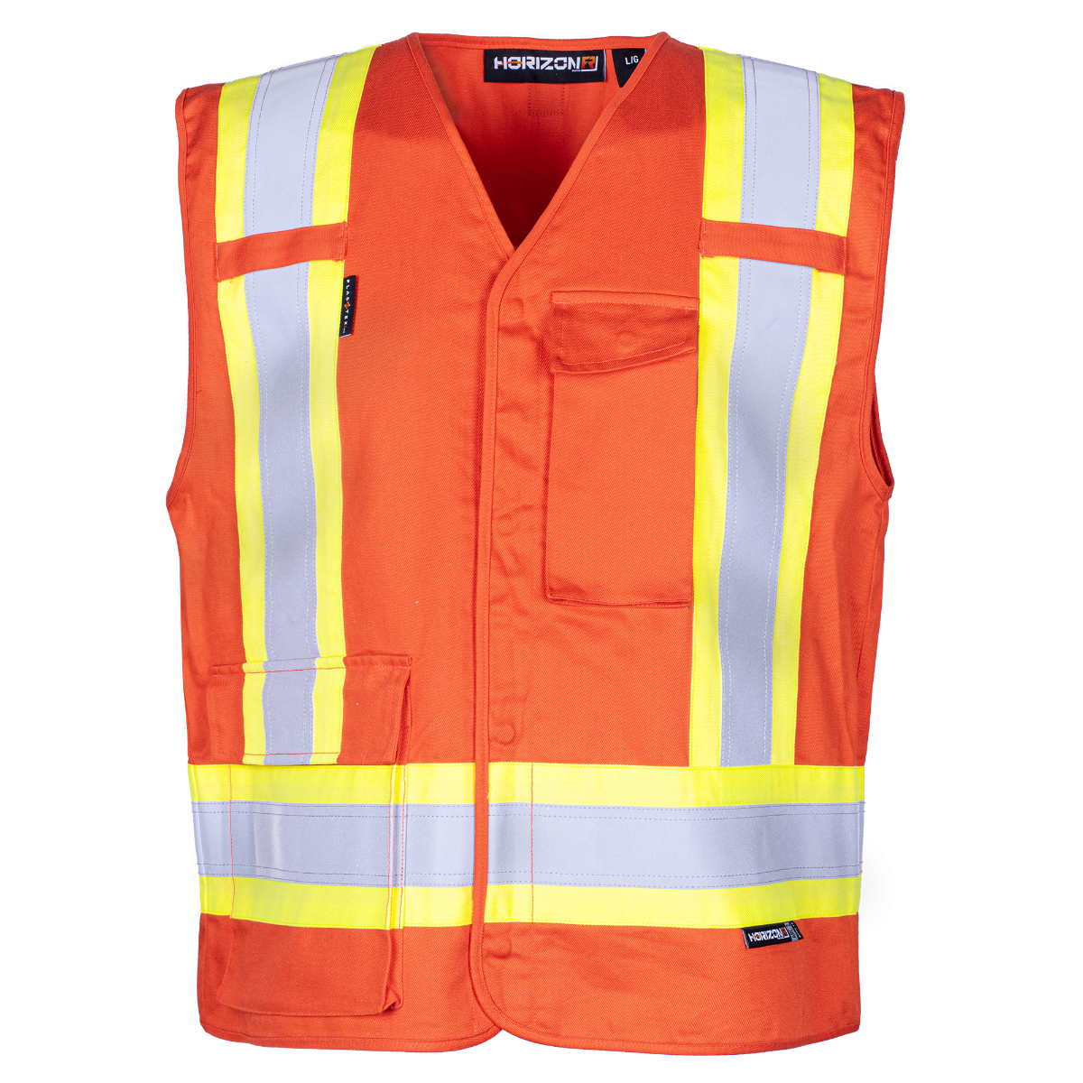 Veste de sécurité ignifuge haute visibilité, Orange