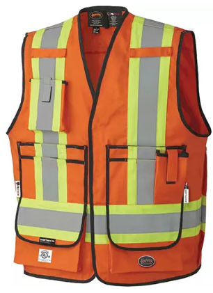 Veste d'arpenteur ignifuge et résistant aux arcs électriques FR-Tech