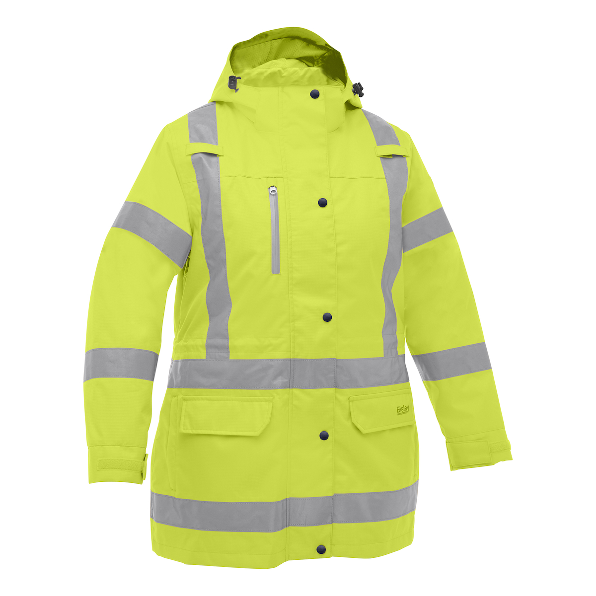 Veste pour femme ANSI Type R, classe 3 et CSA Z96 avec veste intérieure zippée