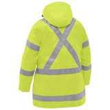 Veste pour femme ANSI Type R, classe 3 et CSA Z96 avec veste intérieure zippée