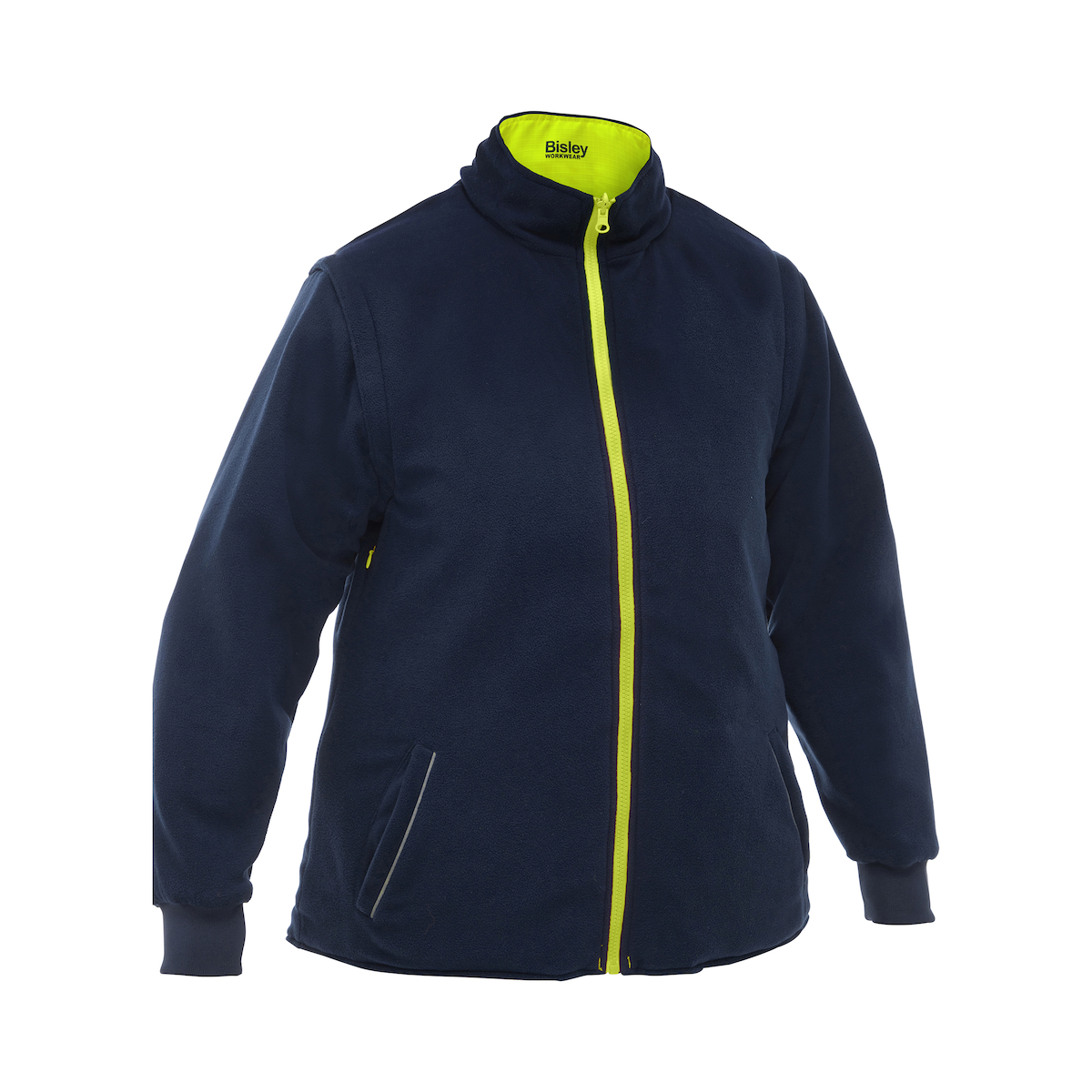 Veste pour femme ANSI Type R, classe 3 et CSA Z96 avec veste intérieure zippée