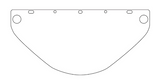 Visière de sécurité universelle en polycarbonate – 0,06" d'épaisseur
