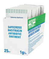 Boite de 25 traitements topiques zinc à bacitracine, crème